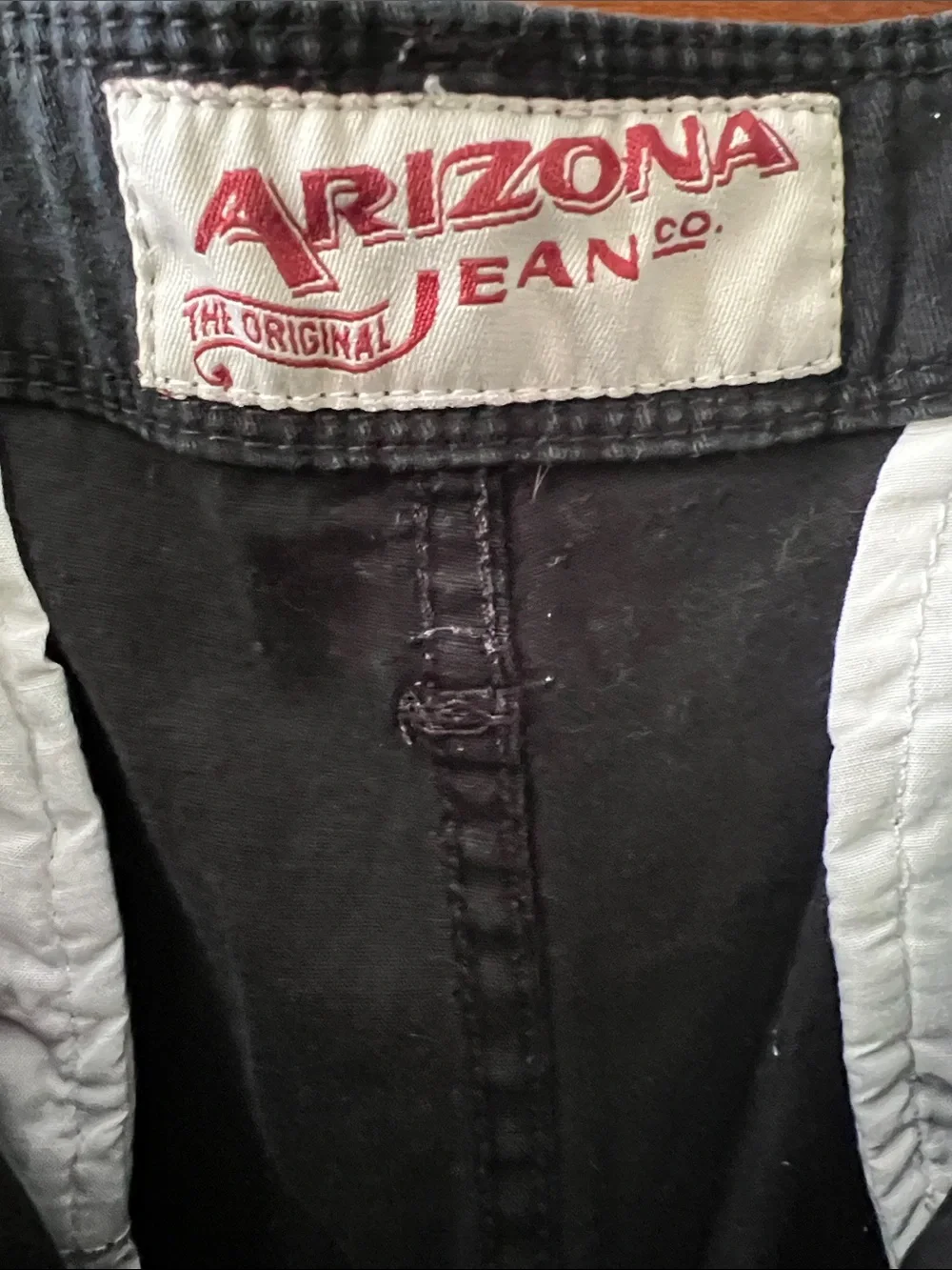 Arizona Jean Company Black Flat-Front Cotton Shorts